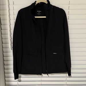 Jaanuu Men's Zip-Up Black Sweater